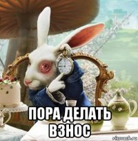  пора делать взнос