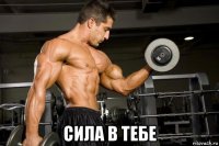  сила в тебе