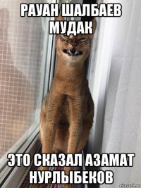 рауан шалбаев мудак это сказал азамат нурлыбеков