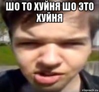 шо то хуйня шо это хуйня 