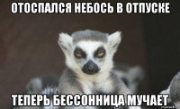 отоспался небось в отпуске теперь бессонница мучает