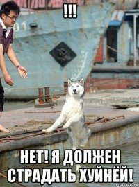 !!! нет! я должен страдать хуйнёй!