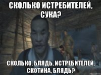сколько истребителей, сука? сколько, блядь, истребителей, скотина, блядь?