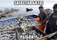 загрузка базы рыбой!!!