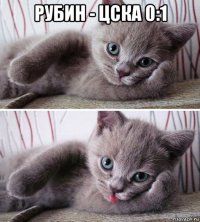 рубин - цска 0:1 