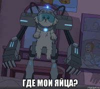  где мои яйца?