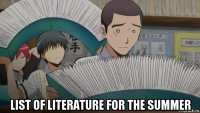  list of literature for the summer