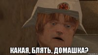 какая, блять, домашка?