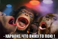  - караоке, что вижу то пою !