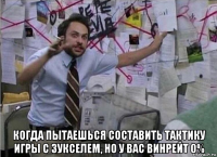  когда пытаешься составить тактику игры с зукселем, но у вас винрейт 0%