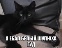 я ебал белый шулюха гуд