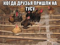 когда друзья пришли на тусу 