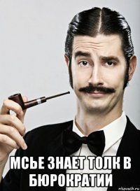  мсье знает толк в бюрократии