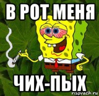 в рот меня чих-пых