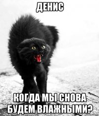 денис когда мы снова будем влажными?