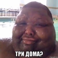  три дома?