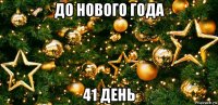 до нового года 41 день