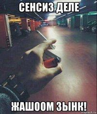 сенсиз деле жашоом зынк!