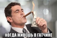  когда живешь в гатчине