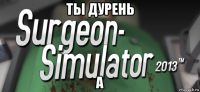 ты дурень а