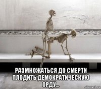  размножаться до смерти плодить демократическую орду...