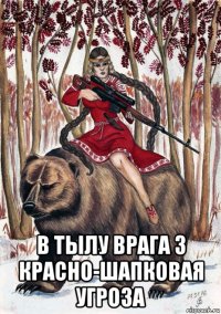  в тылу врага 3 красно-шапковая угроза