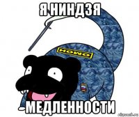 я ниндзя медленности