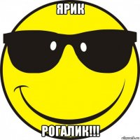 ярик рогалик!!!