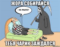 жора собирайся тебя чарик заждался