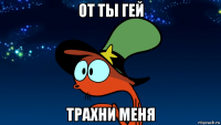 от ты гей трахни меня