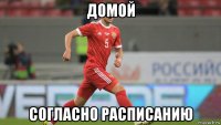 домой согласно расписанию