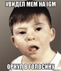 увидел мем на igm орнул в голосину