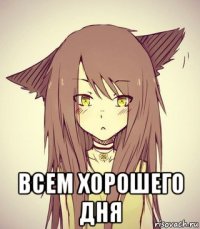  всем хорошего дня