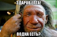 здаров епта! водка есть?