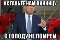 оставьте нам винницу с голоду не помрем