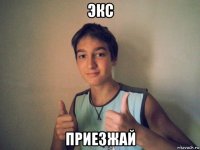 экс приезжай