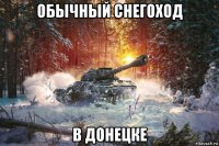 обычный снегоход в донецке