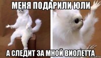 меня подарили юли а следит за мной виолетта