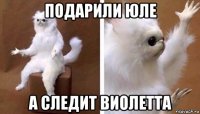 подарили юле а следит виолетта