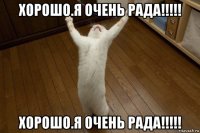 хорошо.я очень рада!!!!! хорошо.я очень рада!!!!!