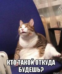  кто такой откуда будешь?