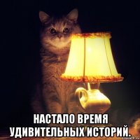  настало время удивительных историй.
