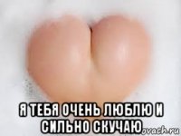  я тебя очень люблю и сильно скучаю
