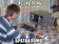 ясень пень братан помог