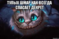 тупых шмар как всегда спасает декрет 