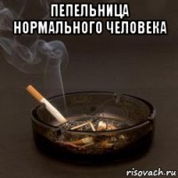 пепельница нормального человека 