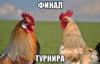 финал турнира