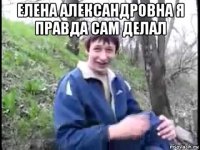 елена александровна я правда сам делал 