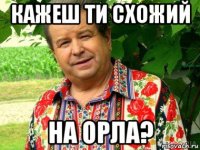 кажеш ти схожий на орла?