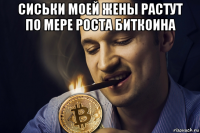 сиськи моей жены растут по мере роста биткоина 